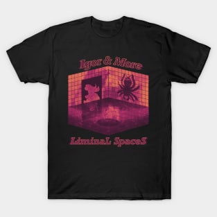 Igor & More Tarantula Liminal Space Orange Haze T-Shirt